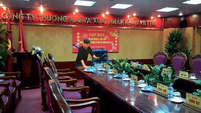 lắp đặt thiết bị hội thảo chuẩn